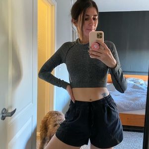 Long Sleeve Gymshark Crop Top